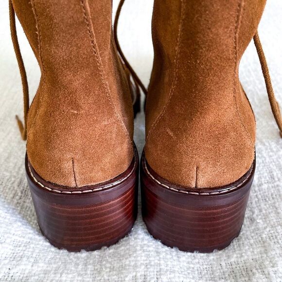 Madewell suede combat boots. - Picture 9 of 14